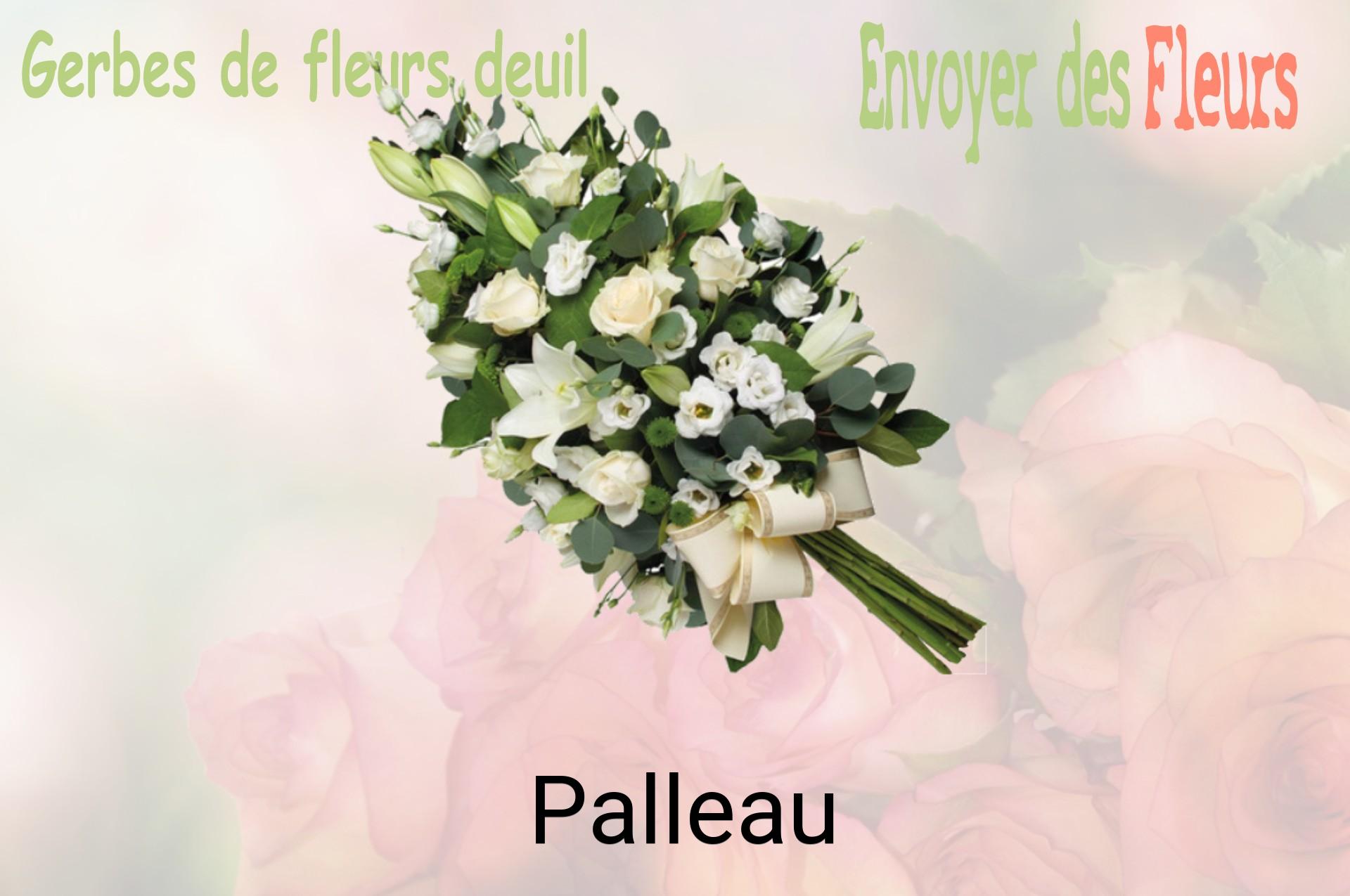 Gerbe de fleurs de deuil livrée à Palleau